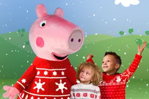 Winter holiday event for preschoolers & toddlers at peppa pig world of play in southeast michigan, metro detroit